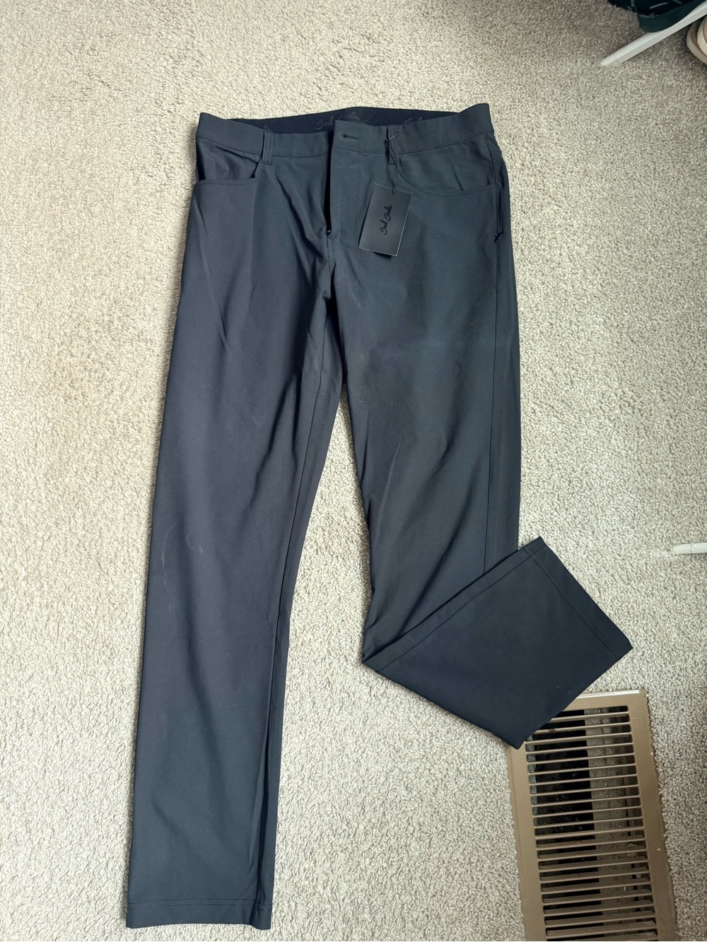 Bad Birdie Men's Black Golf Pants